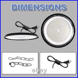 12 Pcs UFO Led High Bay Light 300W Commercial Industrial Warehouse Factory Light
