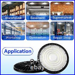 12 Pcs UFO Led High Bay Light 300W Industrial Commercial Warehouse Light 90-277V