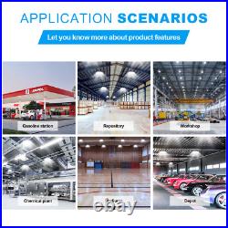 12 Pcs UFO Led High Bay Light 500W Commercial Industrial Warehouse Factory Light