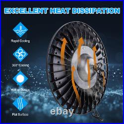12 Pcs UFO Led High Bay Light 500W Commercial Industrial Warehouse Factory Light