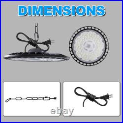 12 Pcs UFO Led High Bay Light 500W Commercial Industrial Warehouse Factory Light