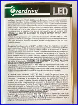 12x Overdrive EH80 14W LED Jelly Jar Fixture 5000K Wet Location Light Fixture