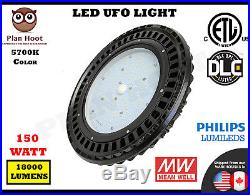 150WT LED UFO HighBay Light ETL DLC 5700K Lamp Lighting Fixture Factory Industry