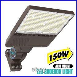 150W 22500LM LED Parking Lot Shoebox Light Commercial Outdoor Shoebox Flood Lamp