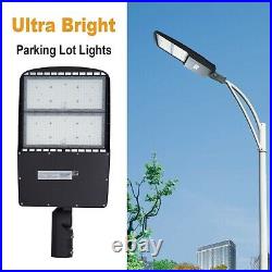 150W 240W 300W Parking Lot Light Outdoor LED Shoebox Pole Lighting UL DLC