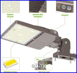150W LED Area Stadium Light Parking Lot Shoebox Dusk to Dawn Flood Wall Lighting