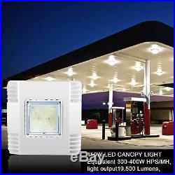 150W LED Canopy Light Parking Lot Gas Station Lamp IP65 21000LM Lights 5700k