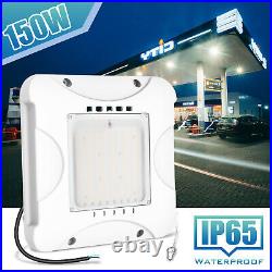 150W LED Gas Station Canopy Lights 3000K/4000K/5000K Commercial Ceiling Fixtures