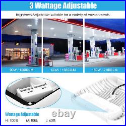 150W LED Gas Station Canopy Lights 3000K/4000K/5000K Commercial Ceiling Fixtures