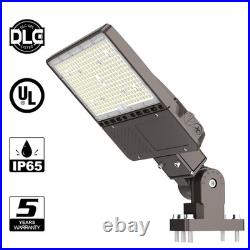 150W LED Parking Lot Dusk to Dawn Outdoor Light Commercial Shoebox Pole Lights
