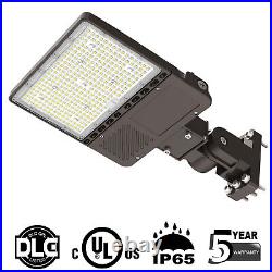 150W LED Parking Lot Light Dusk To Dawn Shoebox Area Light Replace 450W HID/HPS