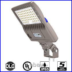 150W LED Parking Lot Light Dusk to Dawn Outdoor Shoebox Street Area Light DLC&UL