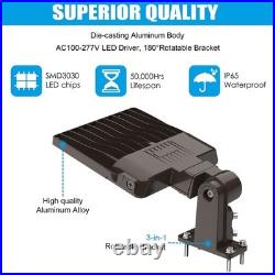 150W LED Parking Lot Light Outdoor Commercial Outside Security Flood Lighting