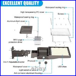 150W LED Parking Lot Light Outdoor Commercial Outside Security Flood Lighting