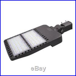 150W LED Parking Lot Light-Slip Fit 5500K Daylight 18000LM Photocell IP65 Street