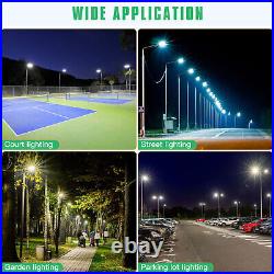 150W LED Parking Lot Light with Photocell Outdoor Commercial Shoebox Street Lamp