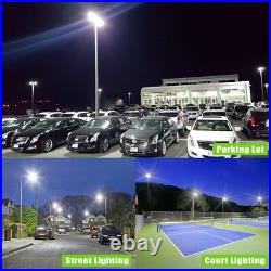 150W LED Parking Lot Lighting Adjustable Slip Fitter Street Lights Dusk to Dawn