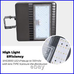 150W LED Parking Lot Lights Commercial IP65 LED Sreet Flood Light Wall Mounted