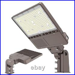 150W LED Parking Lot Lights Photocell Shoebox Pole Street Lighting 100-277VAC UL