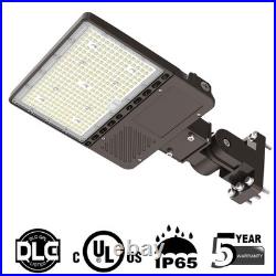 150W LED Parking Lot Lights Street Light Shoebox Pole Light Fixture Dusk to Dawn