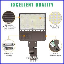 150W LED Parking Lot Lights Street Light Shoebox Pole Light Fixture Dusk to Dawn 150W LED Parking Lot Lights Street Light Shoebox Pole Light Fixture Dusk to Dawn