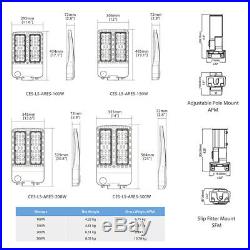150W LED Parking Lot shoebox Light Fixture IP65 UL DLC approved 5yrs warranty