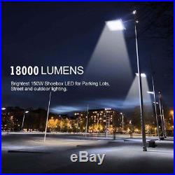 150W LED Shoebox Fixture Parking Lot module Light Outdoor Street Area Road Lamp