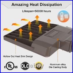 150W LED Shoebox Parking Lot Light Commercial Outdoor Lighting with Photocell