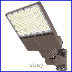 150W LED Shoebox Parking Lot Light Commercial Outdoor Pole Light Fixture 21000lm