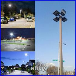 150W LED Shoebox Pole Light 5000K Commercial LED Parking Lot Street Area Lights