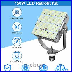 150W LED Shoebox Retrofit Kit For Parking Lot Stadium Street Large Area Lights