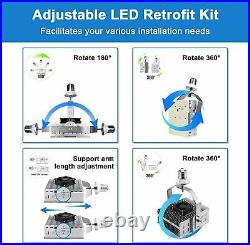 150W LED Shoebox Retrofit Kit Light For Parking Lot Garage Square Stadium 5000K