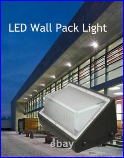 150W LED Wall Pack Lights with Photocell 18000LM Dusk-to-Dawn 5500K Commercial