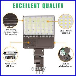 150W Parking Lot LED Lights Commercial Shoebox Street Area Light with Photocell