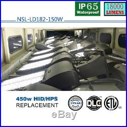 150W Parking Lot Light 19500 LM Outdoor LED Shoebox LED Pole Lighting 5700K VI H