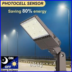 150With120With90W LED Shoebox Pole Light Dusk To Dawn Street Parking Lot Fixture