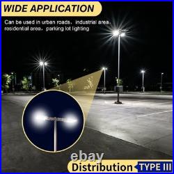 150With120With90W LED Shoebox Pole Light Dusk To Dawn Street Parking Lot Fixture