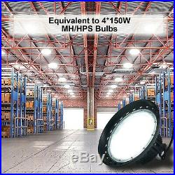 150 Watts UFO LED Light High Bay 5000K Warehouse Industrial Lighting AC 100-277V