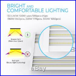 160W 2FT LED Linear High Bay Light, AC120-277V, 0-10v Dimmable, 5000K HYPERLITE