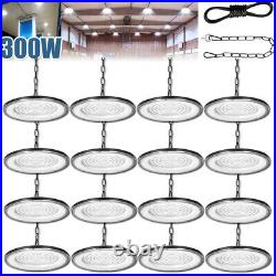 16 Pack 300W Led UFO High Bay Light 300 Watts Commercial Factory Warehouse Light