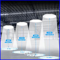 16 Pack 300W UFO LED High Bay Light Factory Warehouse Commercial Light Fixtures