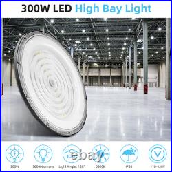 16 Pcs 300W UFO Led High Bay Light Commercial Industrial Warehouse Garage Light