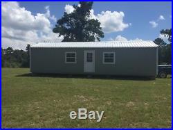 16 x 40 Portable office or lake cabin building sheetrocked with electric