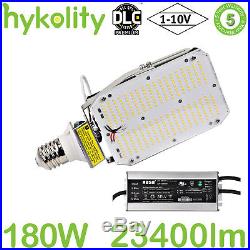 180W LED Shoebox Parking Lot Pole light Retrofit Kit Corn Light Bulb 23400lm E39