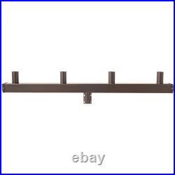 180 Degree Low Profile Bullhorn with 4 Arms Quad Tenon Adapter for Slip Fit LED