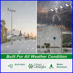 180 Degree Low Profile Bullhorn with 4 Arms Quad Tenon Adapter for Slip Fit LED