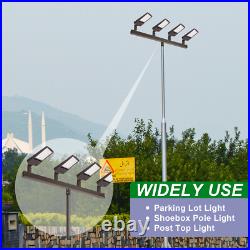 180 Degree Low Profile Bullhorn with 4 Arms Quad Tenon Adapter for Slip Fit LED