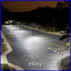 200W 26000lm Car Auto Dealership Parking Lot Lighting Fixture LED Pole Light DLC