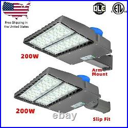 200W 300W LED Parking Lot Light With Photocell Shoe-box Fixture ETL approved