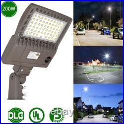 200W 480V Shoebox Pole Lamp Super Bright Commerical Large Area Slip Fitter Light